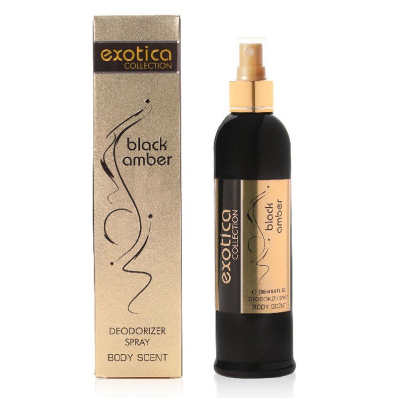 250ml بدي  سبلاش bodyscent black amber