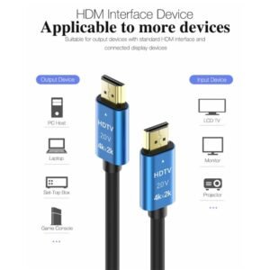 4K 3M High Speed HDMI Cable - كابل HDMI عالي السرعة طول 3 متر