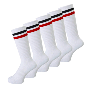 5 أزواج جرابات طويلة للشباب