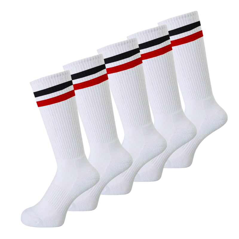 5 أزواج جرابات طويلة للشباب