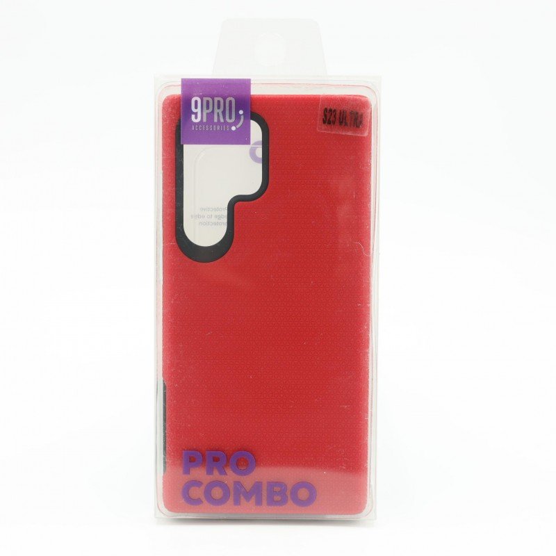9PRO COMBO Defender phone cover S23 Ultra - Red