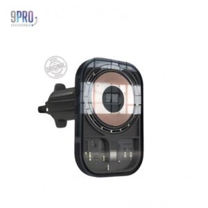 9PRO Prodrive Vent Magsafe-حامل وستاند هاتف مغناطيسي لفتحة التكييف يدعم نظام الشحن اللاسلكي لون أسود