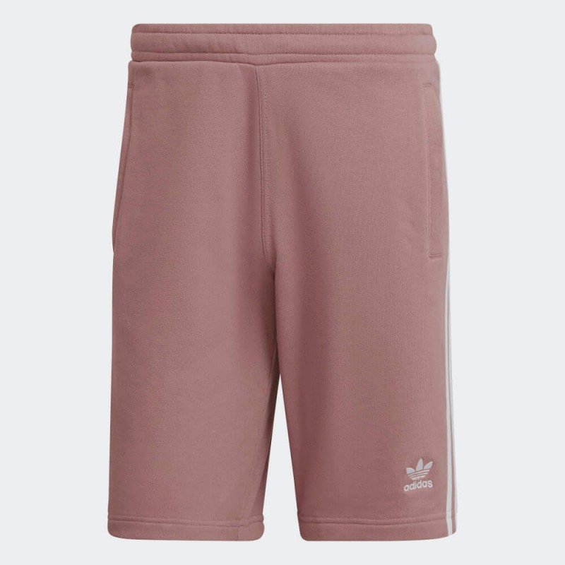 Adidas Mens' 3-Stripes Sweat Shorts- شورت اديداس ث خطوط للرجال لون بنفسجي