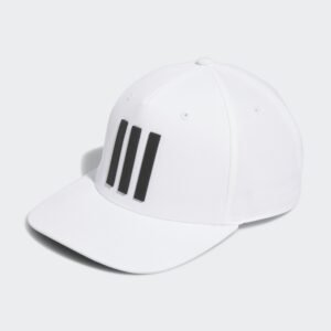 adidas 3-Stripes Tour Golf Hat - White