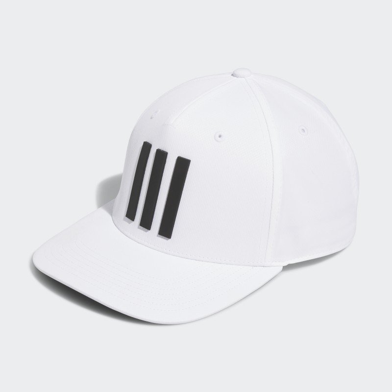 adidas 3-Stripes Tour Golf Hat - White