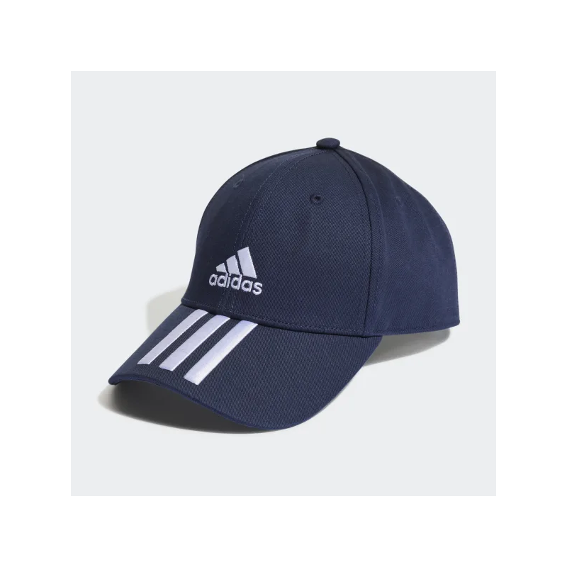 adidas Unisex Baseball 3-Stripes Twill Cap  - طاقية اديداس تصميم ثلاث خطوط بيسبول للجنسين لون كحلي
