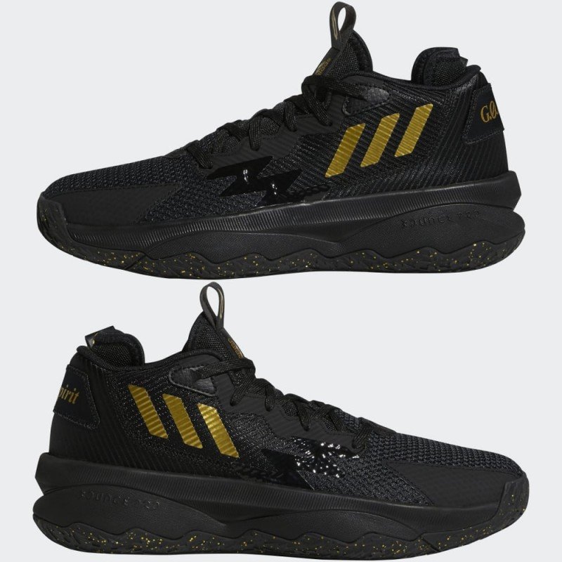 adidas Unisex Dame 8 Basketball Shoes - Black - حذاء اديداس دام 8 للجنسين لون أسود