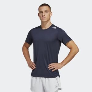 adidas DESIGNED 4 RUNNING TEE تيشيرت للشباب لون كحلي