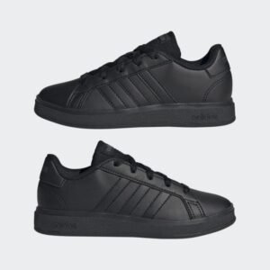 adidas Grand Court Lifestyle Tennis Lace-Up حذاء اديداس جراند كورت لايف ستايل للنساء لون أسود