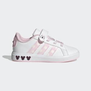 adidas Kids' Disney Minnie Mouse Grand Court Shoes - White
