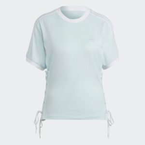 adidas Womens' Always Original Laced Tee - Blue- تيشيرت اديداس أورجينال ليسد للنساء لون أزرق فاتح