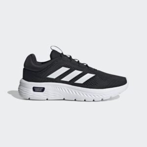 adidas Men's Cloudfoam Comfy Shoes - Black- حذاء اديداس كلاود فوم كومفي للرجال لون اسود ونعل ابيض