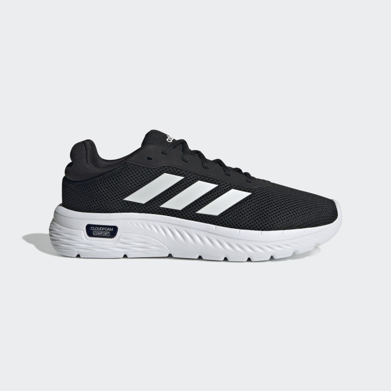 adidas Men's Cloudfoam Comfy Shoes-Black