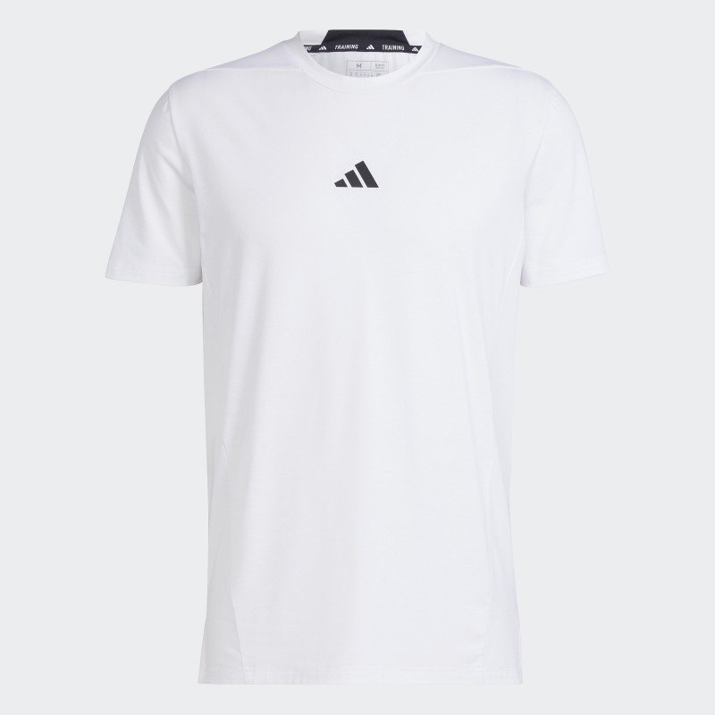 adidas Men's Designed for Training Workout Tee-White
