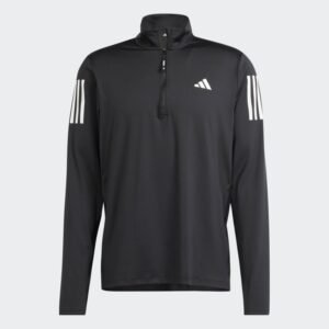 adidas Men's Own the Run Half-Zip Jacket - Black