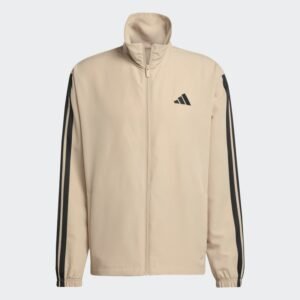 adidas Mens' 3 Stripes Woven Track Suit - Beige
