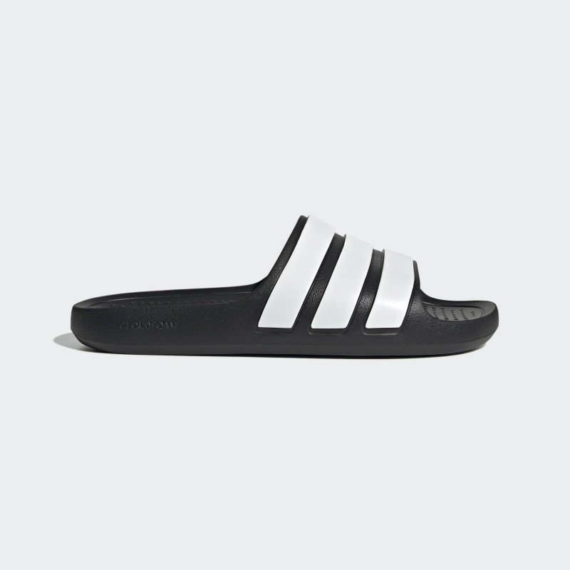 adidas Mens' Adilette Flow Slides - Black