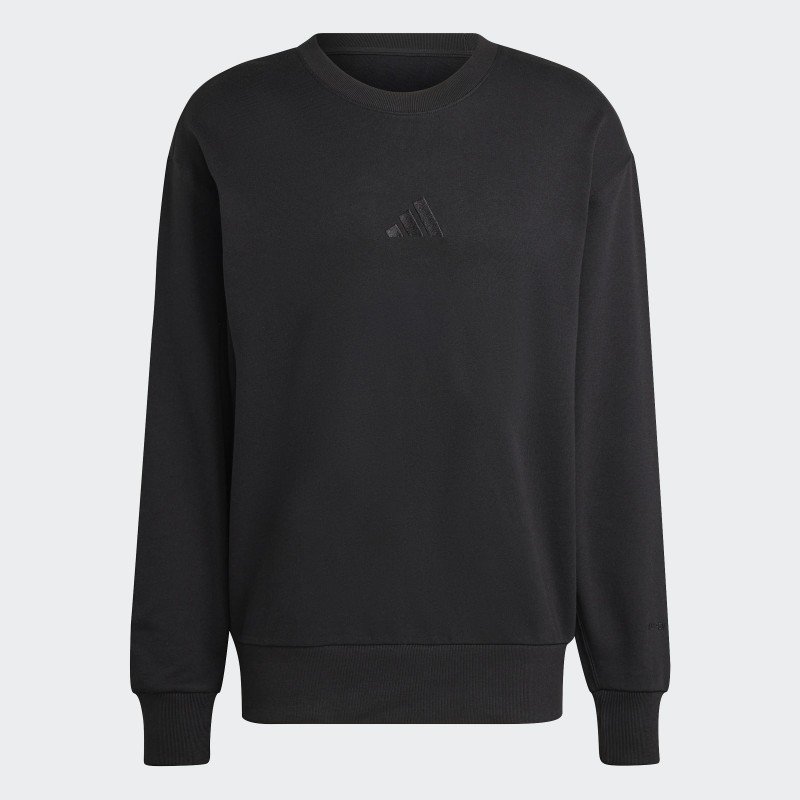 Adidas Mens' ALL SZN French Terry Sweatshirt- Black