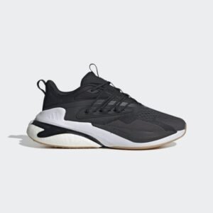 adidas Mens' Alphaboost V2 Shoes - Black- حذاء اديداس الفا بوست في 2 للرجال لون أسود ونعل أبيض