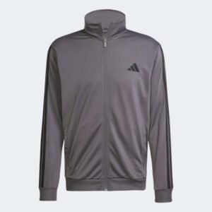 Adidas Mens' Sportswear Basic 3-Stripes Tricot Track Suit - Grey