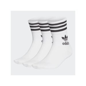 جوارب اديداس ميد كت كرو ( 3أزواج) للجنسين لون أبيض-adidas Unisex' Enjoy Summer Mid Cut Crew Socks 3 Pairs