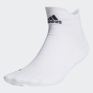 adidas Unisex Ankle Performance Running Socks  Pairs- جوارب اديداس انكل بيرفورمانس  (زوج واحد) للجنسين لون أبيض