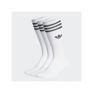 adidas Solid Crew Socks 3 Pairs - White