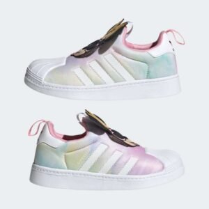 adidas Kids' x Disney Superstar 360 Shoes - Pink- حذاء اديداس اكس ديزني سوبر ستار 360 للأطفال لون زهري