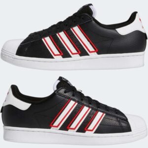 adidas Unisex Superstar Shoes - حذاء اديداس سوبر ستار للجنسين لون أسود
