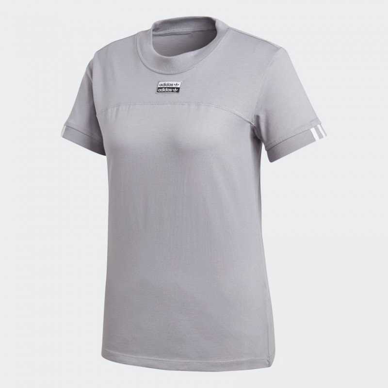 adidas Womens' Originals R.Y.V. TEE -Grey- تيشيرت اديداس للنساء لون رمادي
