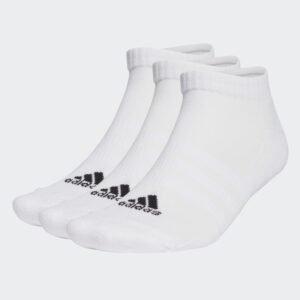 adidas Unisex' Cushioned Sportswear Low-Cut Socks 6 Pairs-White