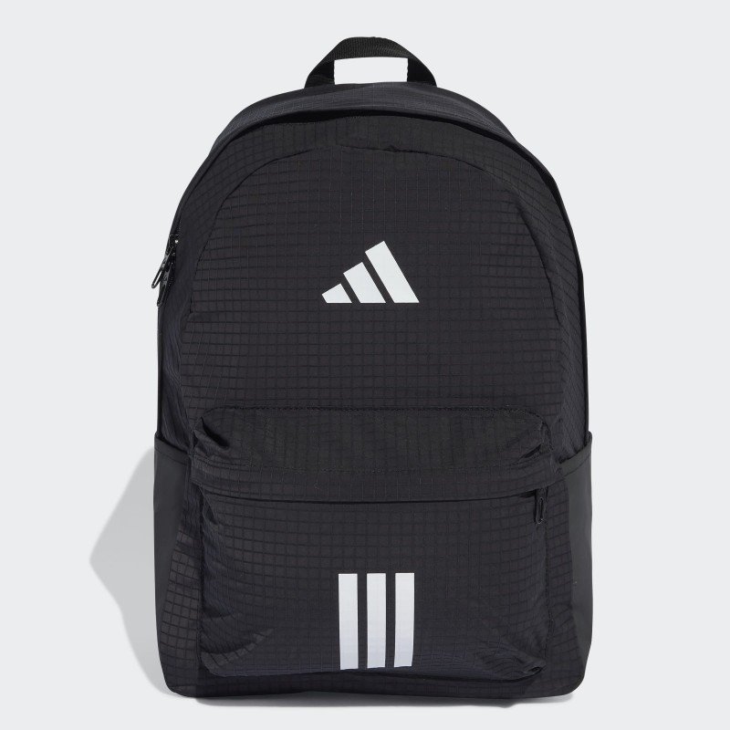 adidas Unisex' Essentials 3 Stripes Backpack - Black