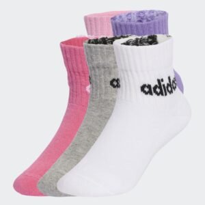 adidas Unisex' Kids Linear Ankle Socks 5 Pairs