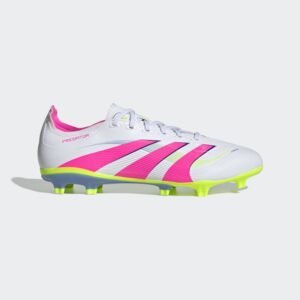 adidas Unisex' Predator League Firm/Multi-Ground Cleats- White