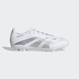 adidas Unisex' Predator League Firm/Multi-Ground Cleats- White