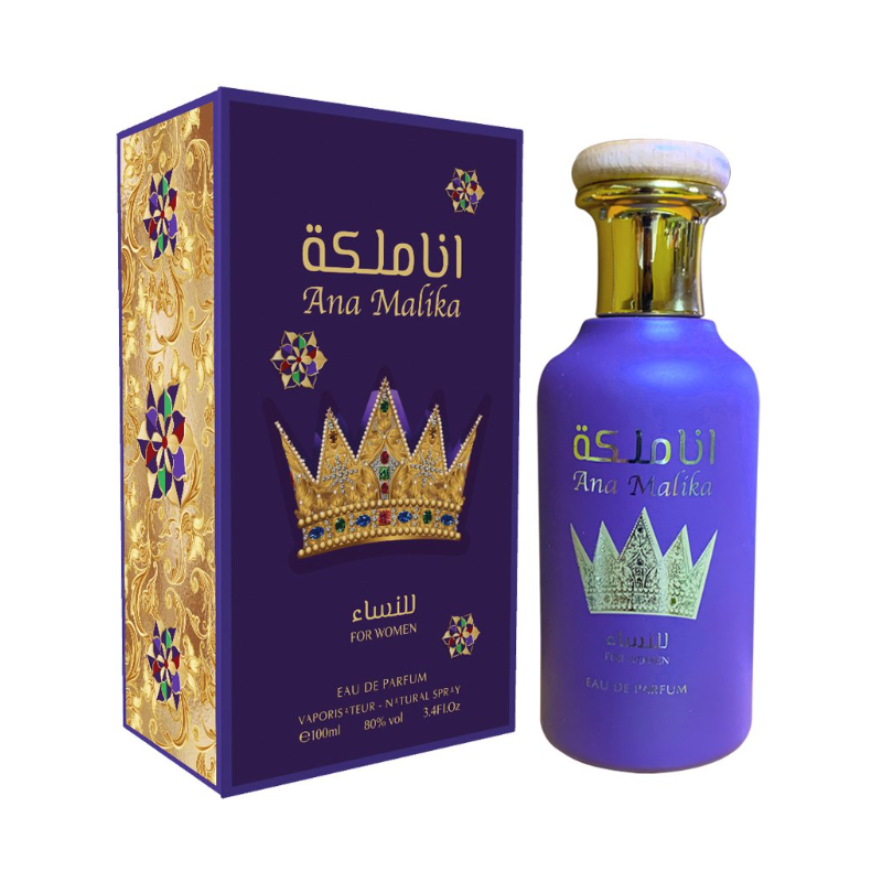 Ana Malika EDP By Wadi Al Khaleej For Women 100ML-عطر انا ملكة من وادي الخليج للنساء سعة 100 مل
