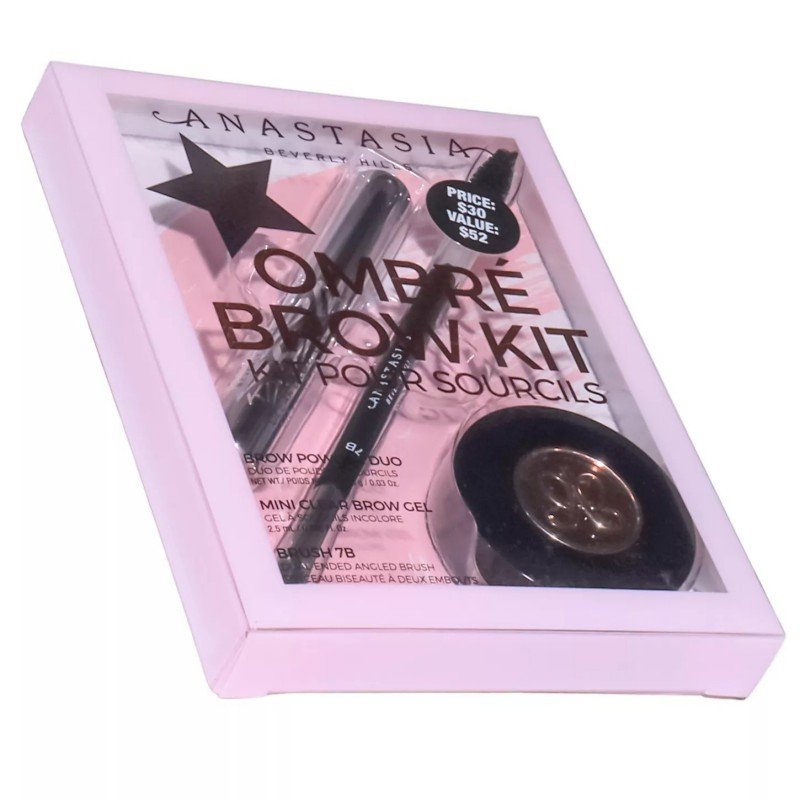 Anastasia Beverly Hills Ombre Kit مجموعة العناية بالحواجب – 3 قطع بدرجة Taupe (بني رمادي)