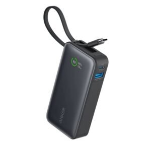 ANKER Lightweight with Built-in USB-C Cable 10000mAh 30W Nano Power Bank