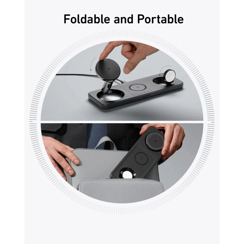 Anker MagGo Wireless Charging Station (3-in-1 Pad) - Image 3