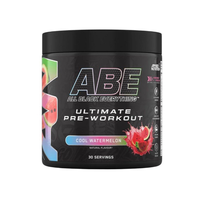 Applied Nutrioton ABE All Black Everything Ultimate Pre-Workout Cool Warwemelon ( 30 Servings )