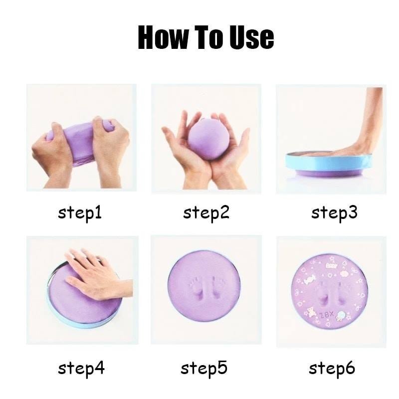 دعسة ذكريات للاطفال مع حروف وارقام لكتابة الاسم والعمر - زهري - Image 4