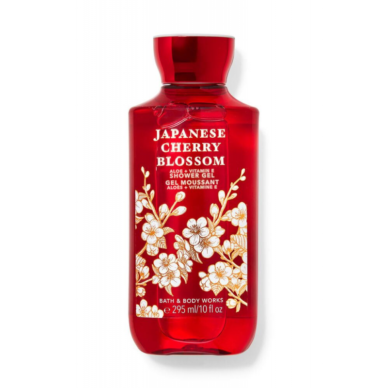 جل استحمام باث أند بودي وركس – زهرة الكرز اليابانية 295 مل Bath & Body Works Japanese Cherry Blossom Shower Gel – 295ml