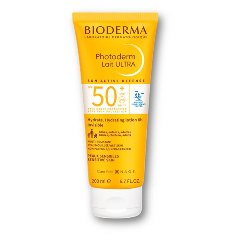 Bioderma Photoderm Lait ULTRA SPF 50+ for sensitive skin 200 ml - واقي شمس للبشرة الحساسة فوتودرم ماكس من بيوديرما 200 مل