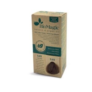 Biomagic Hair Color C K 5/03 Light Nat Golden Brown - صبغة شعر لون بني ذهبي طبيعي فاتح