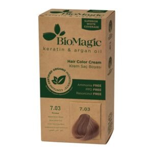 Biomagic Hair Color C K 7.03 GOLDEN BLONDE HAIR DYE - صبغة شعر لون أشقر ذهبي