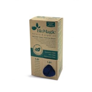 Biomagic Hair Color CREAM 1.01 Intense Blue Black - صبغة شعر لون أسود مزرق مركز