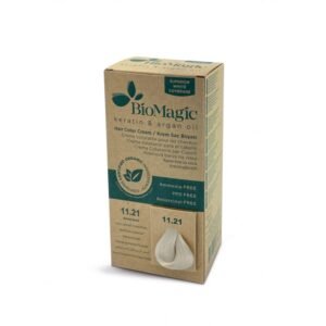 Biomagic Hair Color CREAM 11.21 Extra Lightened Crystal Blonde - صبغة شعر لون أشقر كريستالي فاتح إضافي