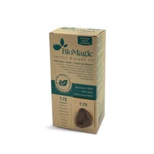 Biomagic Hair Color Cream 7.72 Beige Blonde - صبغة شعر لون أشقر بيج
