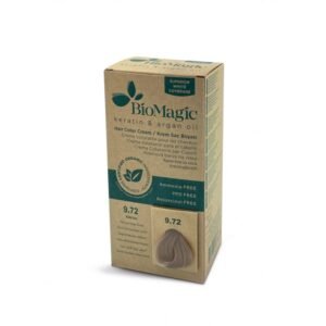 Biomagic Hair Color CREAM 9.72 Very Light Beige Blond - صبغة شعر لون أشقر بيج فاتح جدا