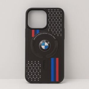 BMW كفر جوال ايفون 16 برو ماكس مع حلقة مج سيف جودة عالية تصميم